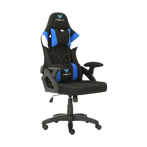 Aula F016 Ergonomic Black and Blue Gaming Chair